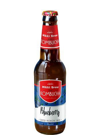 Напій б/а с/газ.Mikki Brew Kombucha Blueberry 0.35л скло